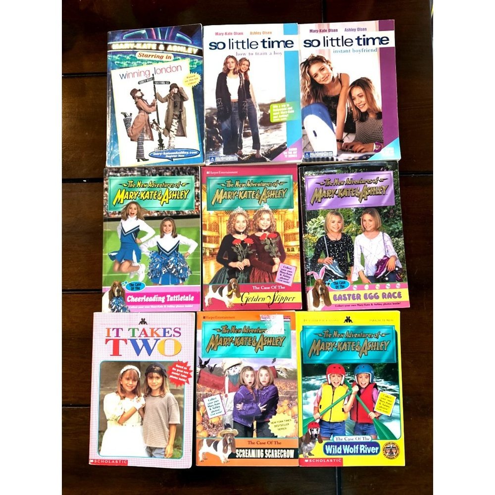 Mary Kate and Ashley Twins 9 Books total Good condition! Various titles